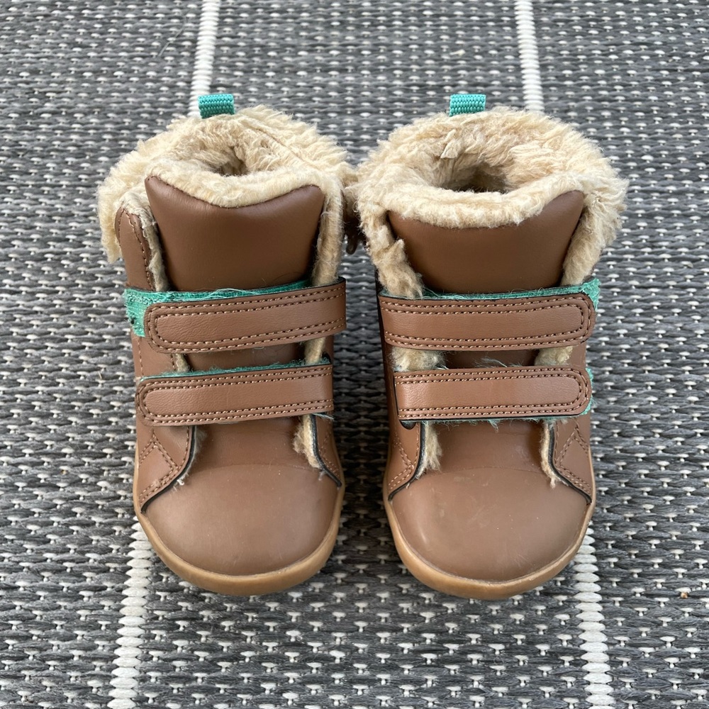 Ten Little Furry High Top - Chestnut Brown